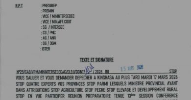 LES GOUVERNEURS DE PROVINCE APPELÉS À KINSHASA POUR LA PRÉPARATION DE LA 13ÈME CONFÉRENCE DE GOUVERNEUR LES GOUVERNEURS DE PROVINCE APPELÉS À KINSHASA POUR LA PRÉPARATION DE LA 13ÈME CONFÉRENCE DE GOUVERNEUR