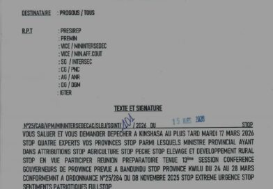 LES GOUVERNEURS DE PROVINCE APPELÉS À KINSHASA POUR LA PRÉPARATION DE LA 13ÈME CONFÉRENCE DE GOUVERNEUR LES GOUVERNEURS DE PROVINCE APPELÉS À KINSHASA POUR LA PRÉPARATION DE LA 13ÈME CONFÉRENCE DE GOUVERNEUR