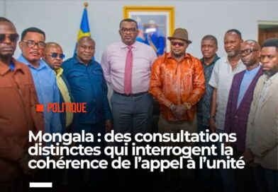 UN NOUVEAU SOUFFLE SUR LA MONGALA  ET HOMMAGE à LA RENCONTRE ENTRE LE VPM JEAN-PIERRE LIHAU ET LES ÉLUS PROVINCIAUX.